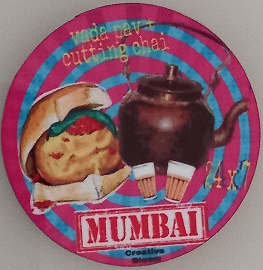 Mumbai:Cutting Chai Mdf Fridge Magnet