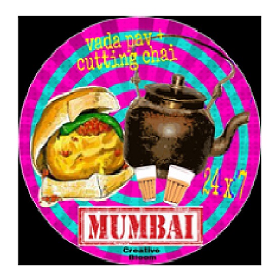 MUMBAI: CUTTING CHAI Single Coaster