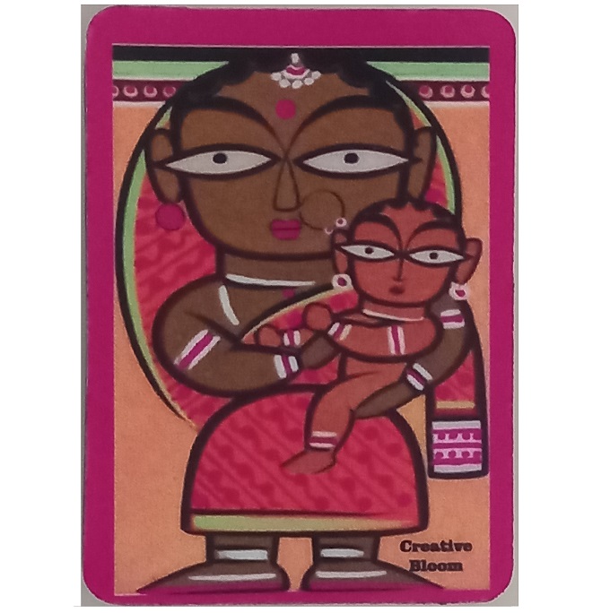 Handcrafted Art of India Fridge Magnet